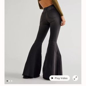 Free People Size 28 Just Float On Bell Jeans